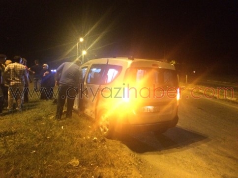 Batakköy Kavşağında Kaza 2 Yaralı